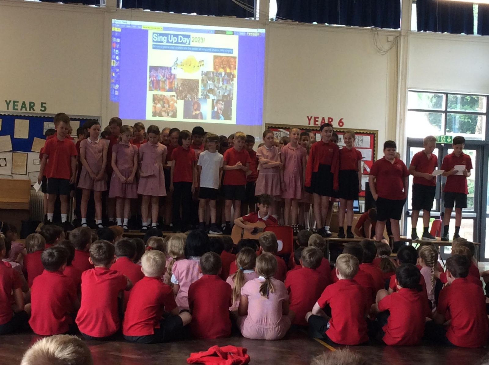 Merdon Merdon Junior School - Sing Up Day