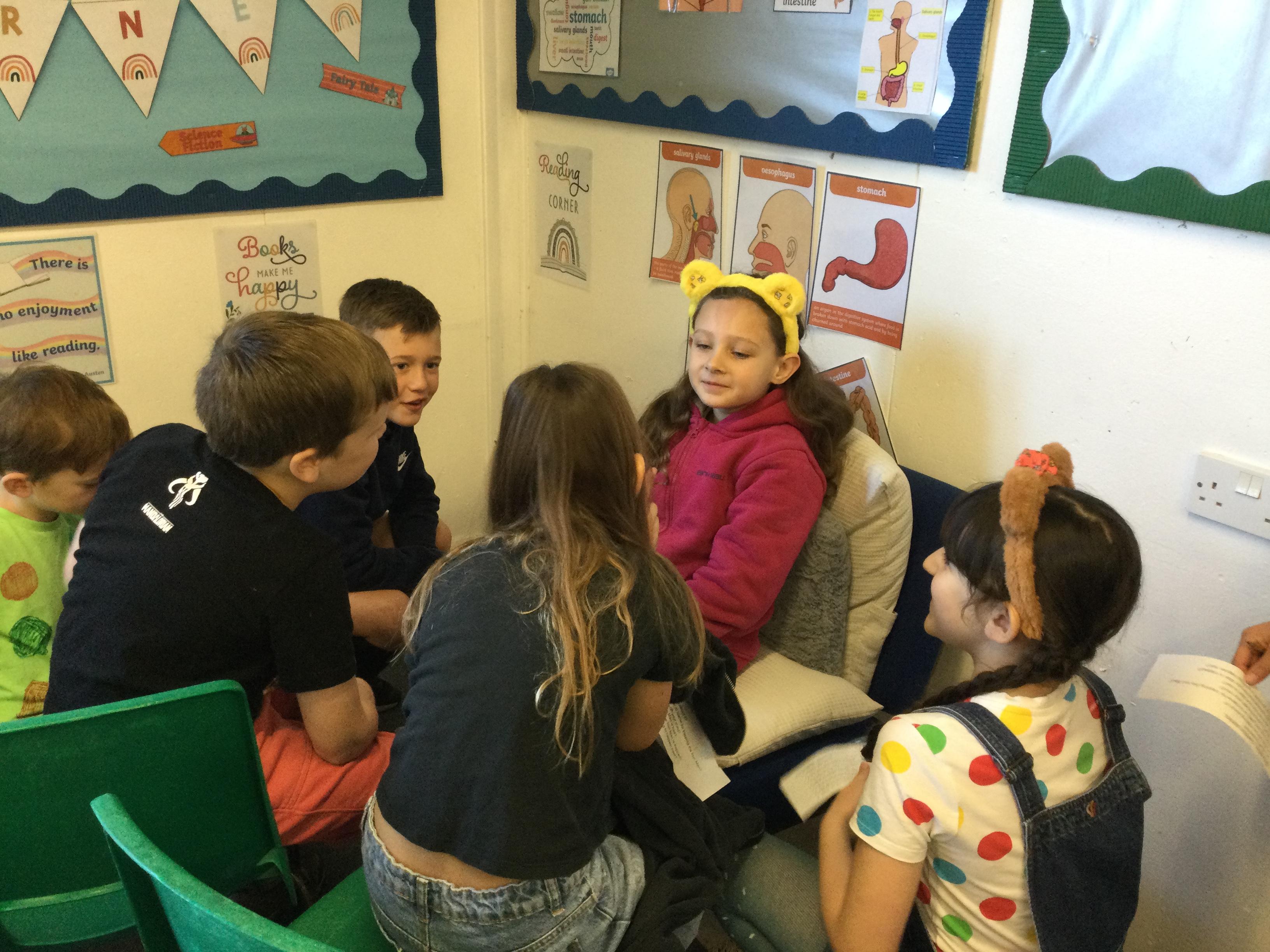Merdon Merdon Junior School - Role on the Wall and Hot Seating