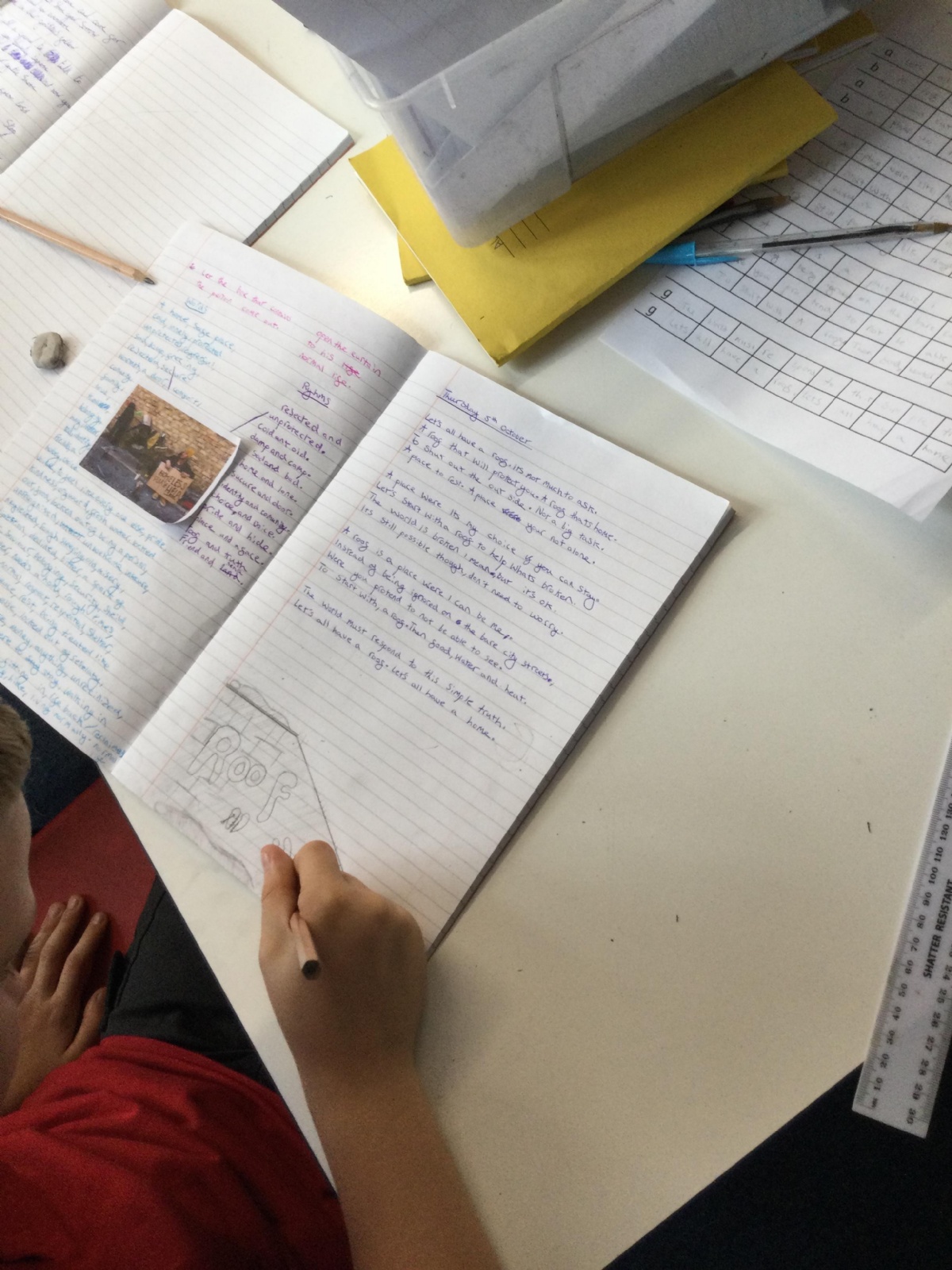 April Merdon Merdon Junior School - National Poetry Day - Refuge