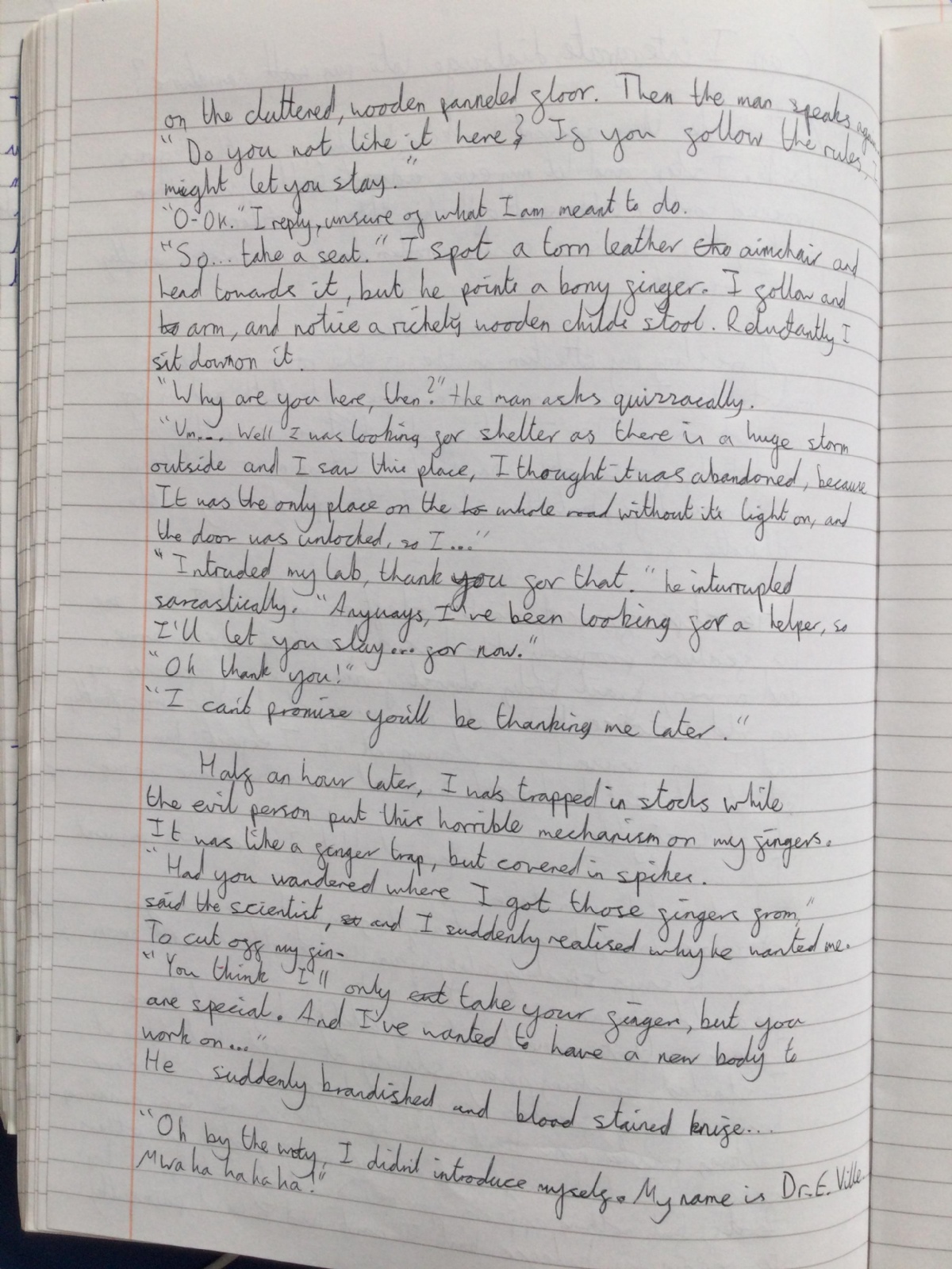 April Merdon Merdon Junior School - Adding dialogue